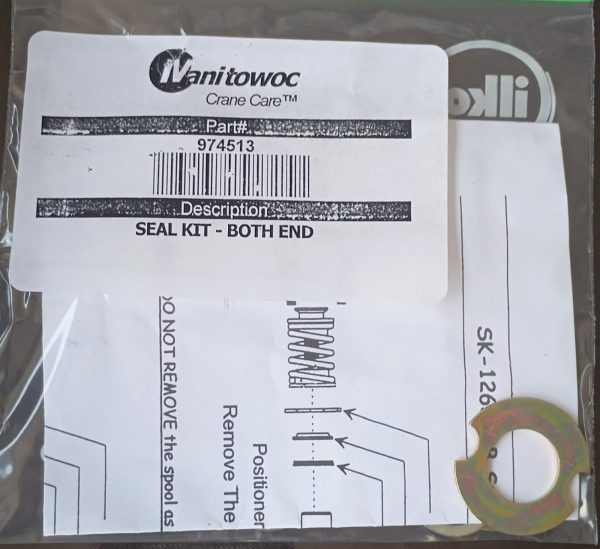 Manitowoc. PART # 974513 Descripción QUAD SEAL KIT . 1 KIT-- BOTH ENDS
